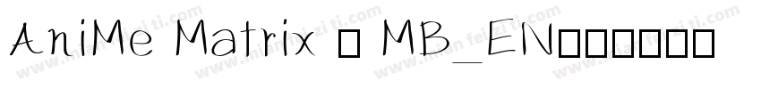 AniMe Matrix - MB_EN字体转换
